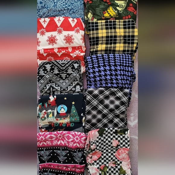 Buy 5 Get One FREE - LuLaRoe OS Leggings - 99 Pairs Colorful Variety - Picture 14 of 16